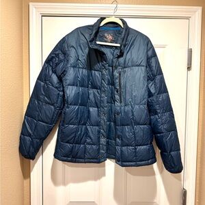 Mountain Hardwear Men's Dark Blue Puffer Jacket